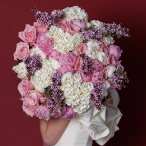 Bouquet of Peonies, Hydrangeas, and Roses