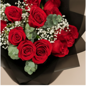 classic red rose