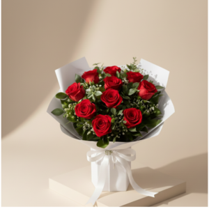 Elegant Red Roses Bouquet
